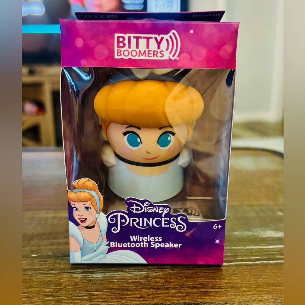 Bitty Boomers Disney Princess Cinderella Wireless Bluetooth Speaker